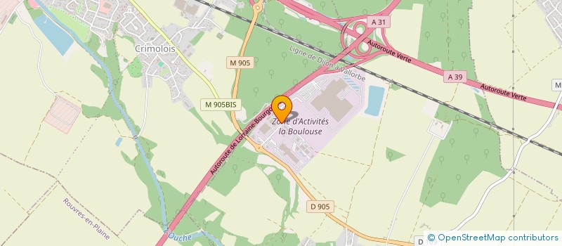 localisation de l'entreprise DIJON ECHAFAUDAGES à FAUVERNEY
