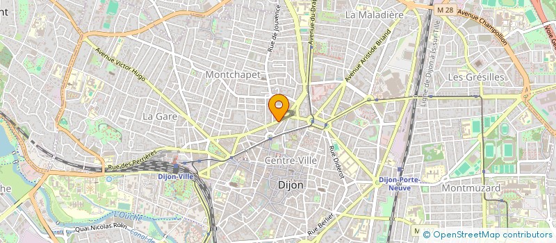 localisation de l'entreprise DIJON ENTRETIEN ET SERVICES AUTOMOBILES  DIJON