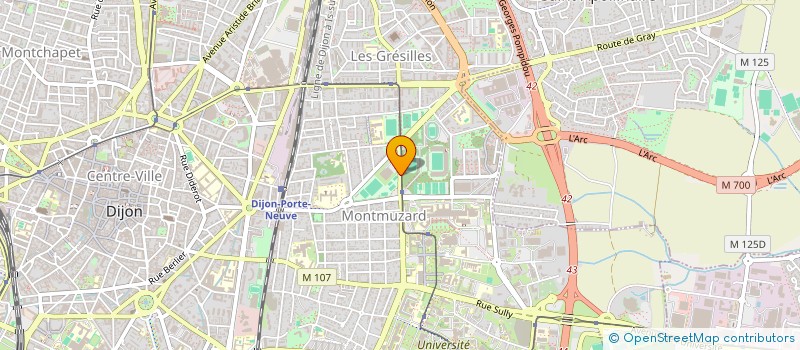 localisation de l'entreprise DIJON HOCKEY CLUB  DIJON