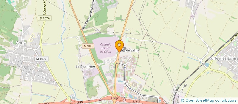 localisation de l'entreprise DIJON INVEST à DIJON