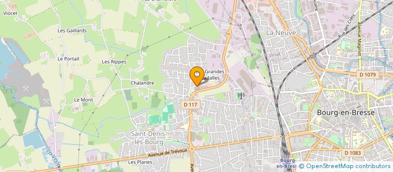 localisation de l'entreprise DIJON INVEST à SAINT-DENIS-LES-BOURG