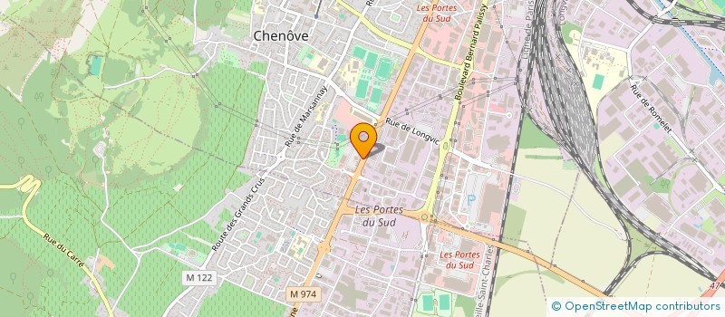 localisation de l'entreprise DIJON PAINTBALL  CHENOVE