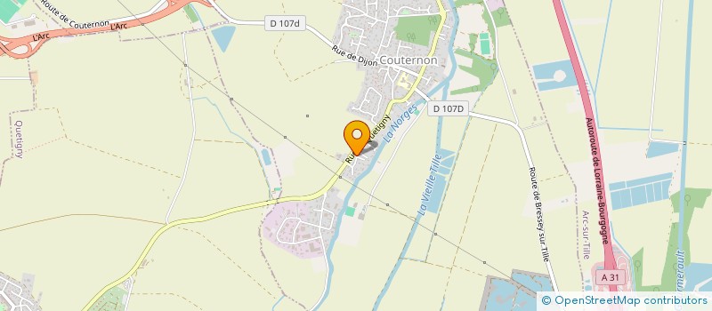 localisation de l'entreprise DIJON PARQUETS à COUTERNON