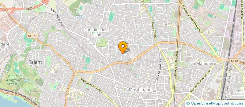 localisation de l'entreprise DIJON PATRIMOINE  FONTAINE-LES-DIJON