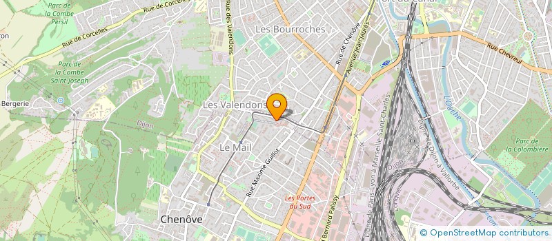 localisation de l'entreprise DIJON POKER à CHENOVE