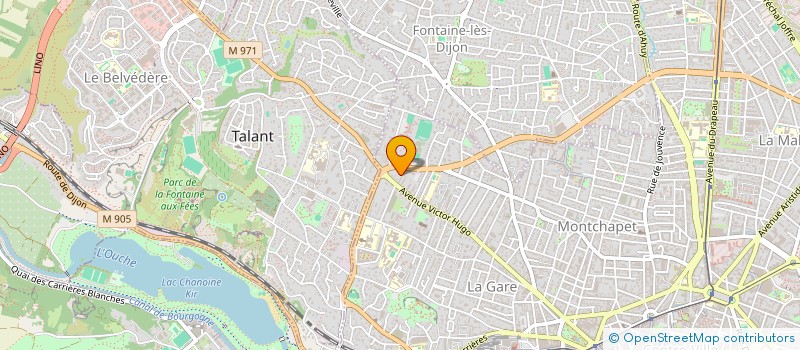 localisation de l'entreprise DIJON PROPRETE à DIJON