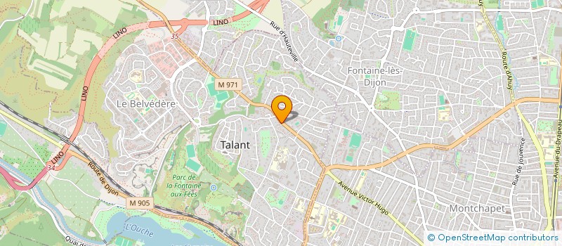 localisation de l'entreprise DIJON RACING TEAM  TALANT