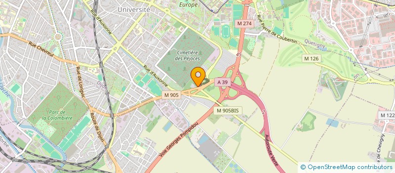 localisation de l'entreprise DIJON TD DISTRIBUTION à DIJON