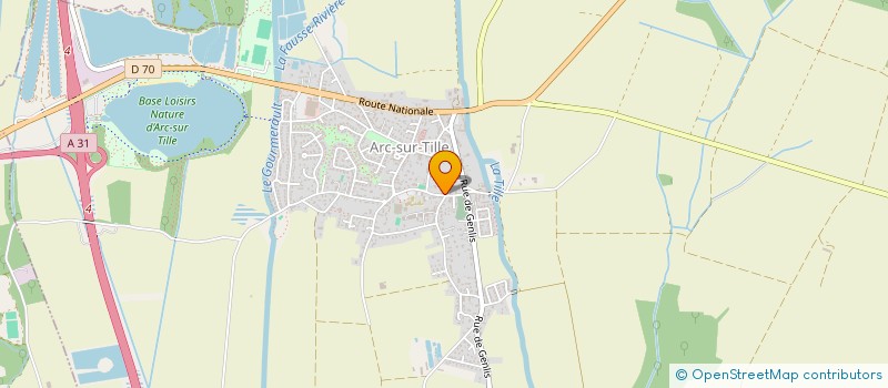 localisation de l'entreprise DIJON TRANSMISSION SYSTEME  ARC-SUR-TILLE