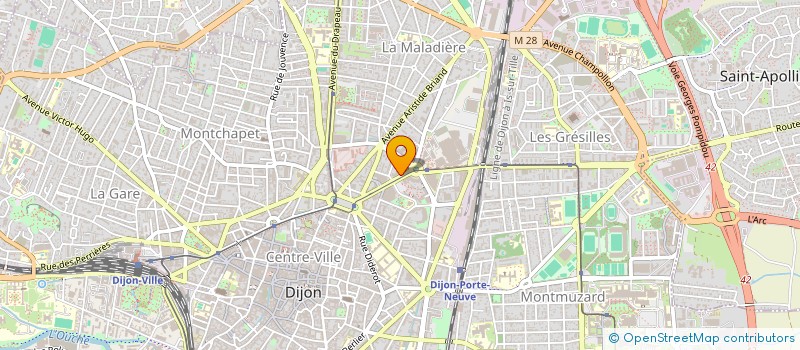 localisation de l'entreprise DIJONEIZE à DIJON