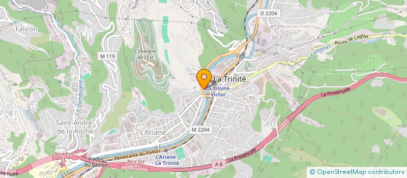 localisation de l'entreprise DIKLO BATIMENT à NICE