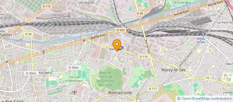 localisation de l'entreprise DIKOBA AIDES (D.A) à ROMAINVILLE