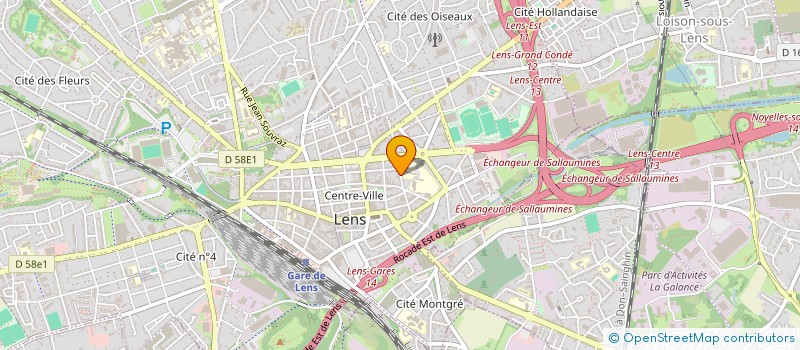 localisation de l'entreprise DIKTATS à LENS