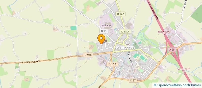 localisation de l'entreprise DIL 59  STEENVOORDE