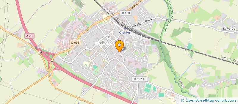 localisation de l'entreprise DIL  ORCHIES