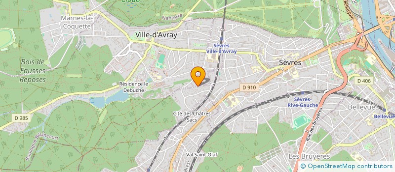 localisation de l'entreprise DIL BTP  SEVRES