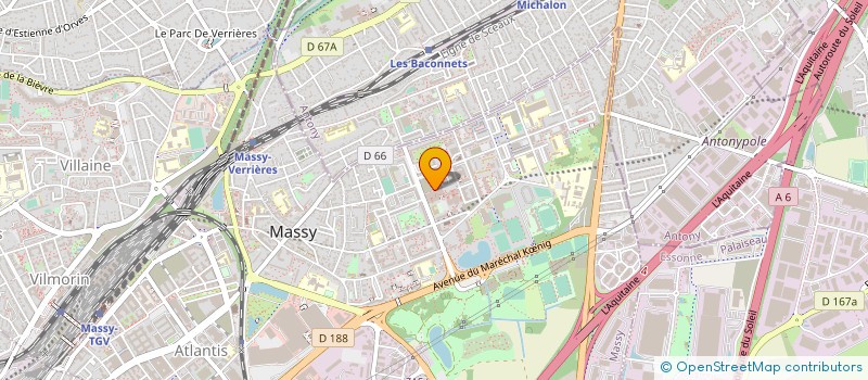 localisation de l'entreprise DILA à MASSY