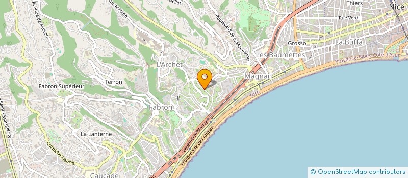 localisation de l'entreprise DILALOU  NICE