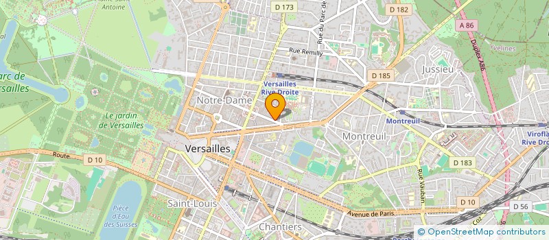 localisation de l'entreprise DILAMM CONSEIL à VERSAILLES