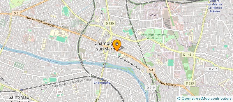 localisation de l'entreprise DILAN  CHAMPIGNY-SUR-MARNE