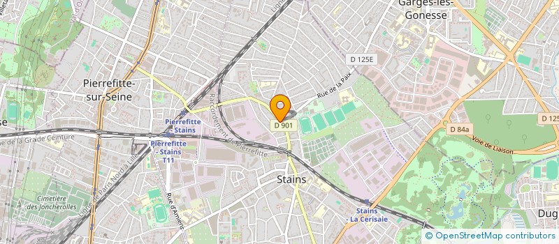 localisation de l'entreprise DILAN à STAINS