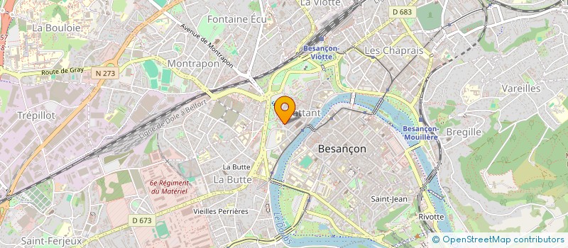 localisation de l'entreprise DILAN à BESANCON
