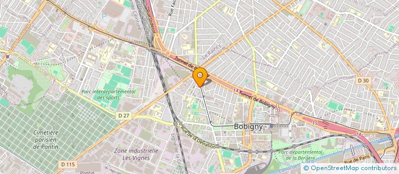 localisation de l'entreprise DILAN  BOBIGNY