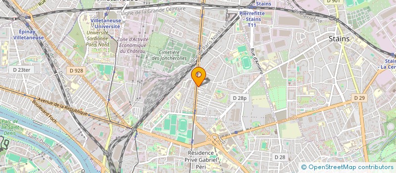 localisation de l'entreprise DILARA à PIERREFITTE-SUR-SEINE