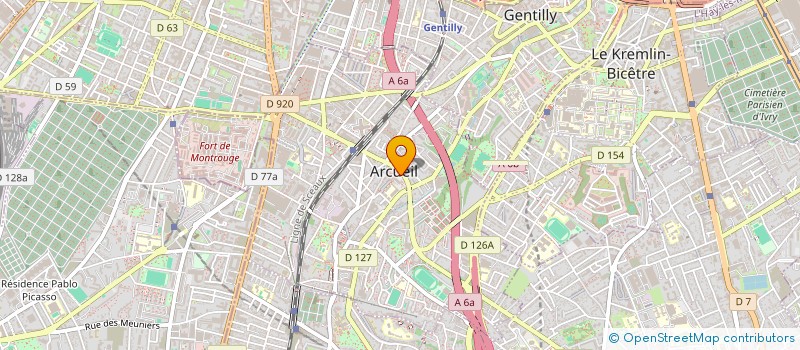 localisation de l'entreprise DILASS TRANS  ARCUEIL