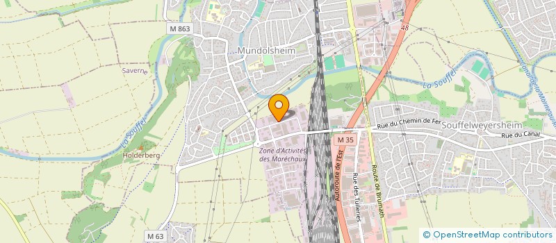 localisation de l'entreprise DILASSE  MUNDOLSHEIM