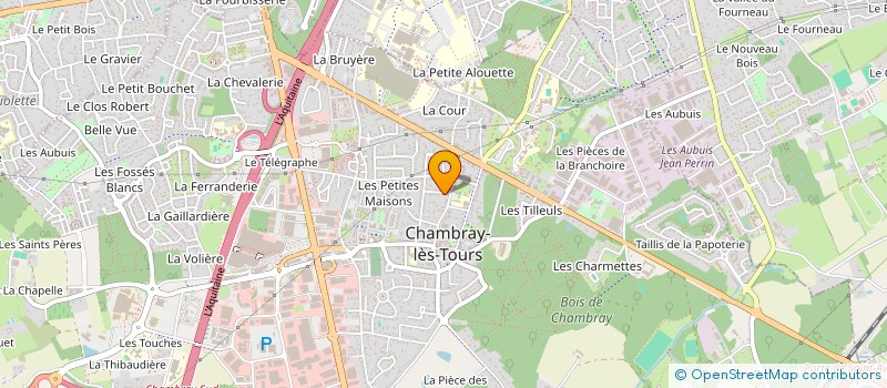 localisation de l'entreprise DILAVERGNE  CHAMBRAY-LES-TOURS