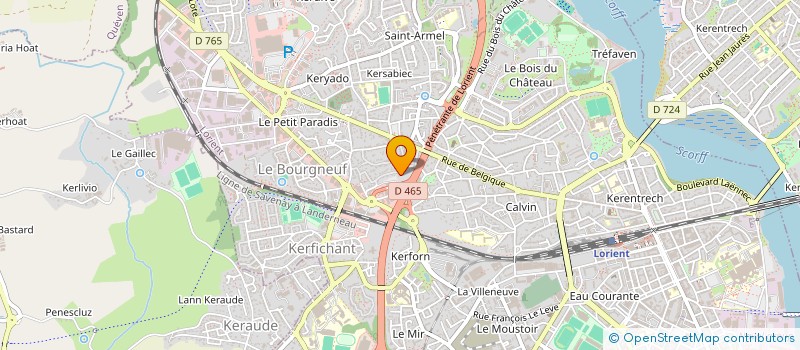 localisation de l'entreprise DILDA  LORIENT