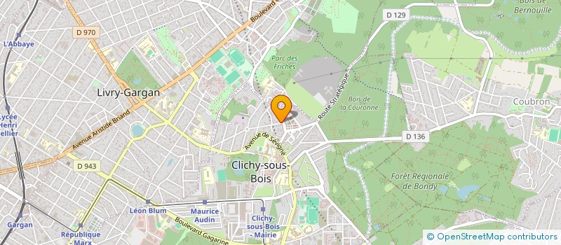 localisation de l'entreprise DILDAR INTER BAT à CLICHY-SOUS-BOIS