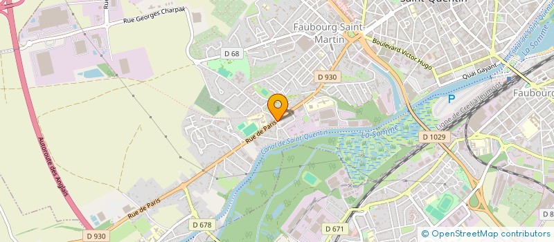 localisation de l'entreprise DILE-IMMO à SAINT QUENTIN