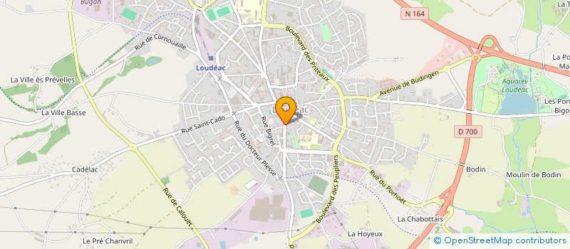 localisation de l'entreprise DILEC à LOUDEAC