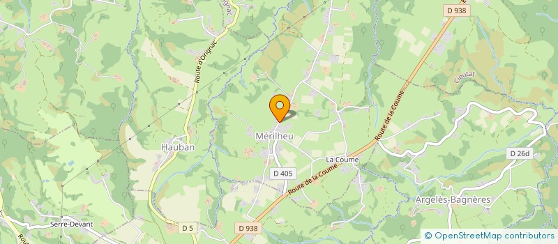 localisation de l'entreprise DILECE HOLDING  MERILHEU