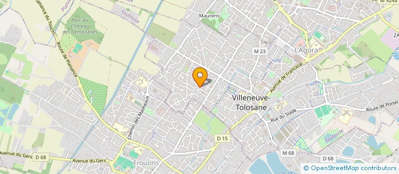 localisation de l'entreprise DILECTA à VILLENEUVE-TOLOSANE