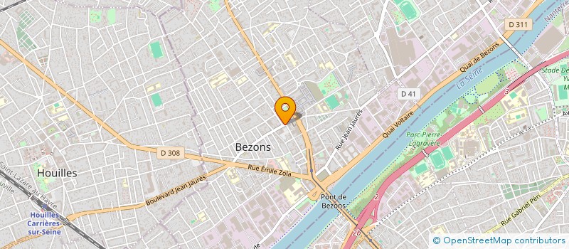 localisation de l'entreprise DILEK à BEZONS