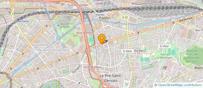 localisation de l'entreprise DILEK  PANTIN