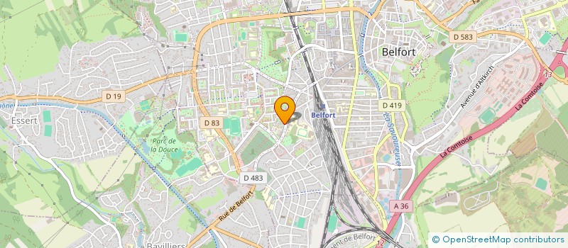 localisation de l'entreprise DILEK SARL à BELFORT