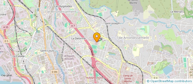 localisation de l'entreprise DILER CONSTRUCTION à MARSEILLE