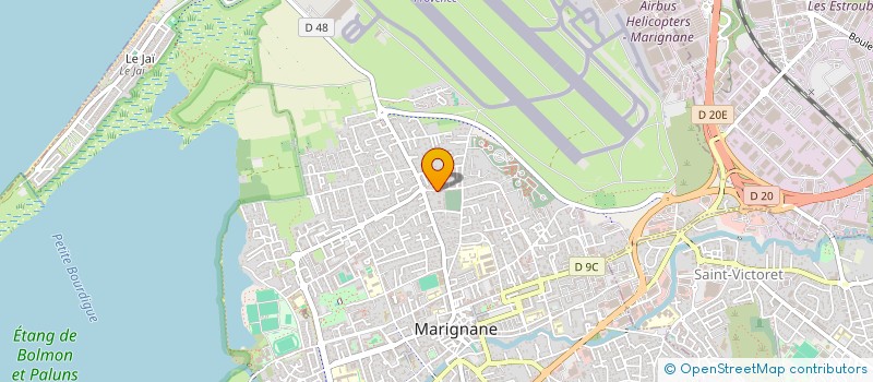 localisation de l'entreprise DILHAN à MARIGNANE