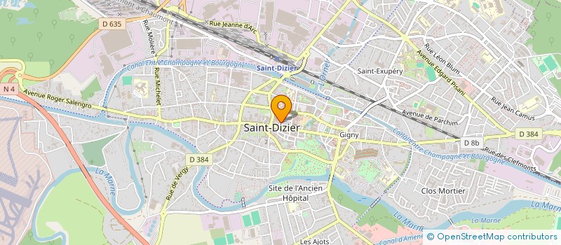 localisation de l'entreprise DILIBERTO à SAINT-DIZIER