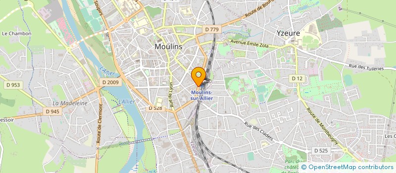 localisation de l'entreprise DILICO à MOULINS