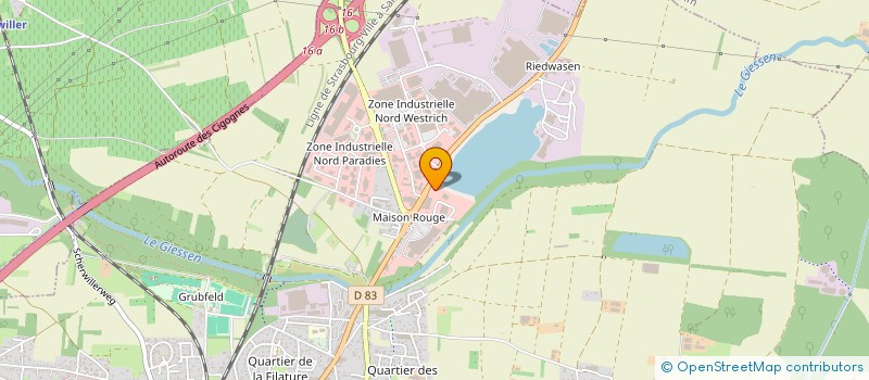 localisation de l'entreprise DILIGENCE à SELESTAT