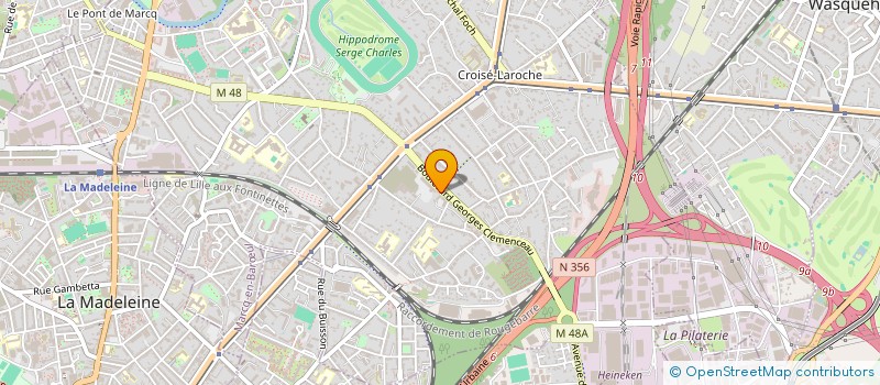 localisation de l'entreprise DILIGENCE EXPRESS à MARCQ-EN-BARŒUL