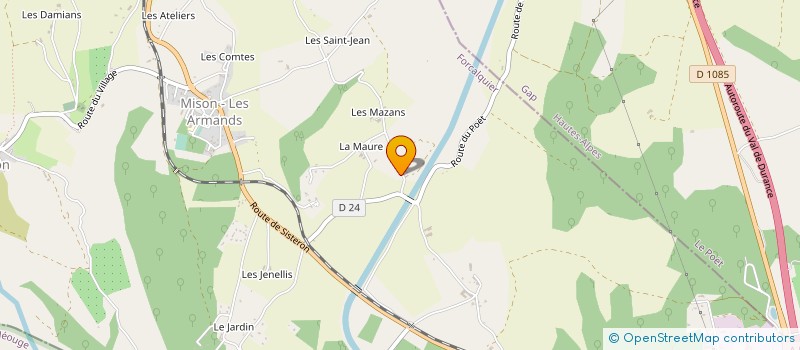 localisation de l'entreprise DILIGENCE EXPRESS à SIGOYER