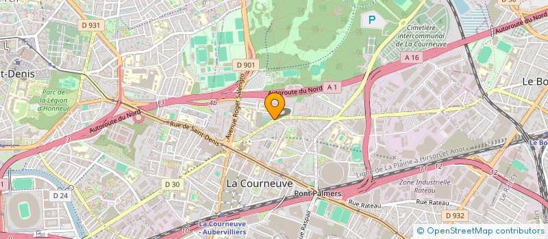 localisation de l'entreprise DILIGENCE RECORDS à LA COURNEUVE