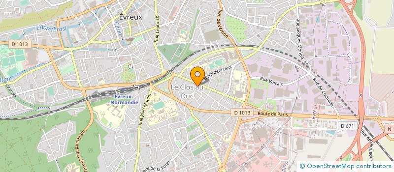 localisation de l'entreprise DILIGENCE TAXI à EVREUX