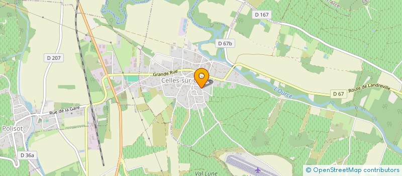 localisation de l'entreprise DILIGENT-LECOQ  BUXEUIL